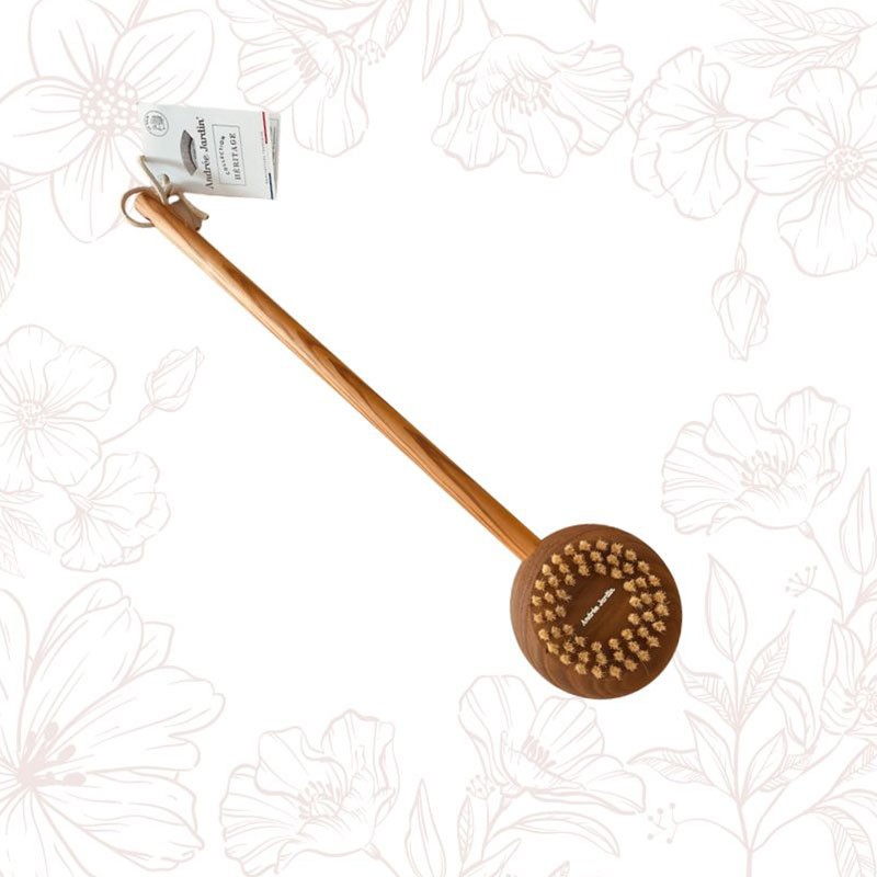 Brosse De Bain Pour Le Dos En Bois De H Tre Mon Carr Nature