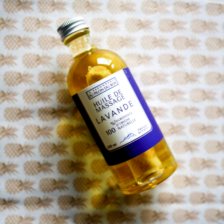 Huile de massage à la lavande