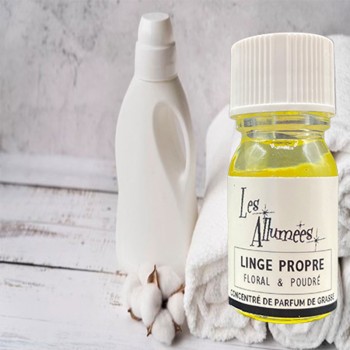 Parfum d'ambiance linge propre floral & poudré