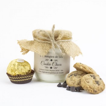 Bougie non toxique parfumée "Cookie choco" (500gr)