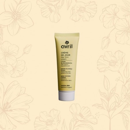 Crème de jour certifié bio - Peaux normales à mixtes