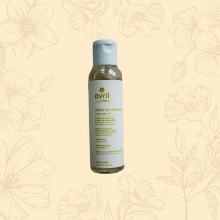 Huile de massage bébé certifié bio