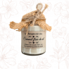 Bougie non toxique parfumée "Caramel Fleur de Sel" (200 ou 500gr)