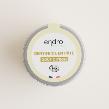 Dentifrice au citron avec spatule