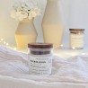 Bougie non toxique parfumée - Fleur de Coton