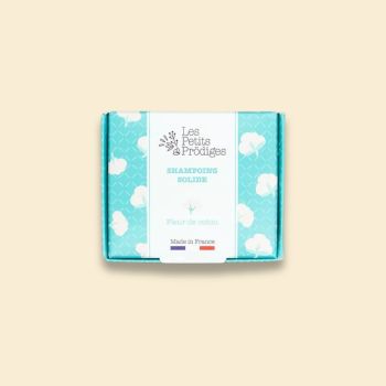 Shampoing solide zéro déchet - à la Fleur de Coton - Cheveux longs