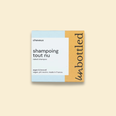 Shampoing solide Tout nu - argan/brocolis - Cheveux colorés