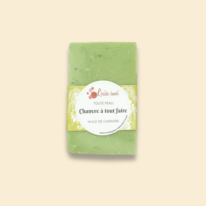 Savon solide Chanvre à tout faire - Corps/Cheveux/Barbe Savon solide Chanvre à tout faire - Corps/Cheveux/Barbe