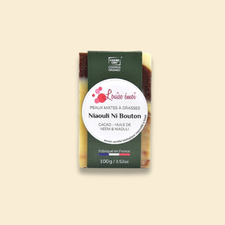 Savon solide Niaouli ni bouton - Peaux grasses et à imperfections