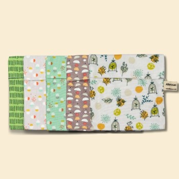 Pochette à savon en coton - zéro déchet