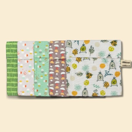 Pochette à savon en coton