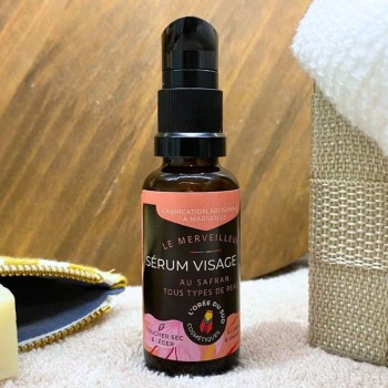 Sérum visage "Le merveilleux" au safran