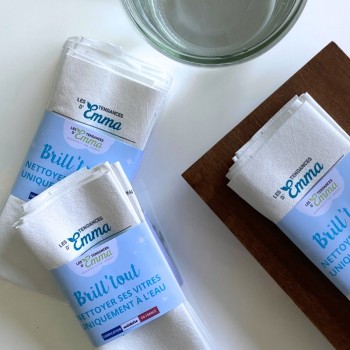 Kit Brill'tout Lingettes Vitres