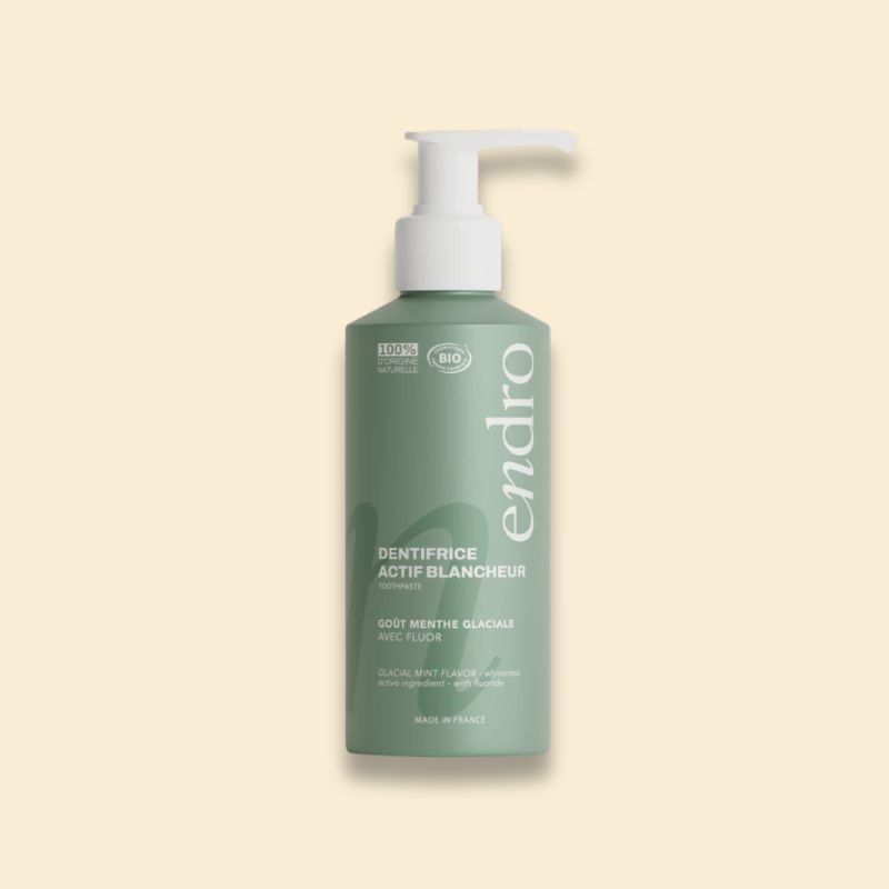 Dentifrice actif blancheur au fluor / Menthe glaciale