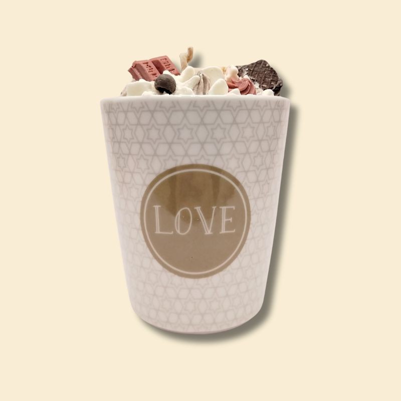 Bougie mug La Petite Bretonne - Parfum caramel beurre salé Bougie mug La Petite Bretonne - Parfum caramel beurre salé