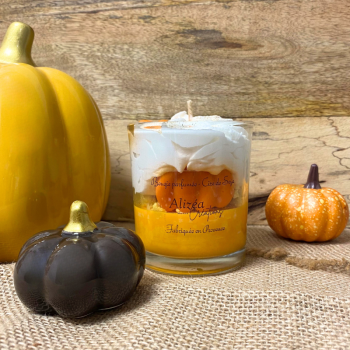 Bougie d'automne non toxique - Ma petite citrouille
