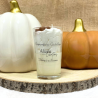 Bougie Verrine Non Toxique - Parfum Citrouille Blanche