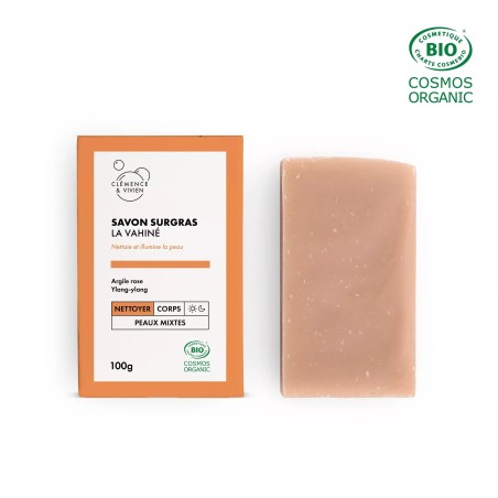 Savon à froid - Zéro déchet - Sébo régulateur - La vahiné - Peaux mixtes à grasses