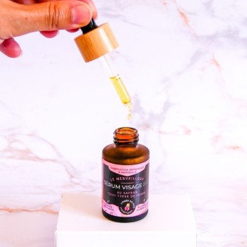 Sérum visage BIO "Le merveilleux" au safran - tous types de peaux