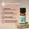 Huile essentielle de romarin 100% naturelle - Utilisation en aromathérapie (10ml)