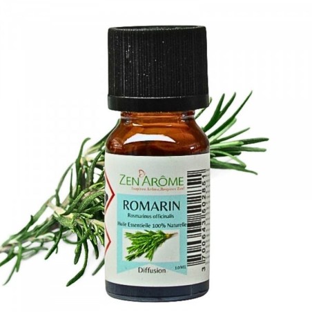 Huile essentielle de romarin 100% naturelle - Utilisation en aromathérapie (10ml)