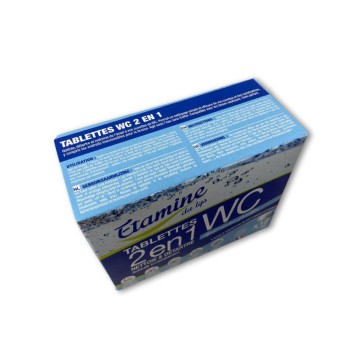 Tablettes WC 2 en 1 - Boite de 12 tablettes 100 % naturelles