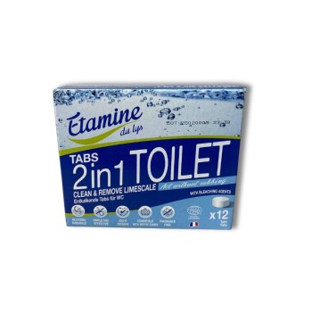 Tablettes WC 2 en 1 - Boite de 12 tablettes 100 % naturelles