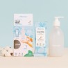 Kit gel lavant mains - Poudre à diluer - Parfum fleur de coton