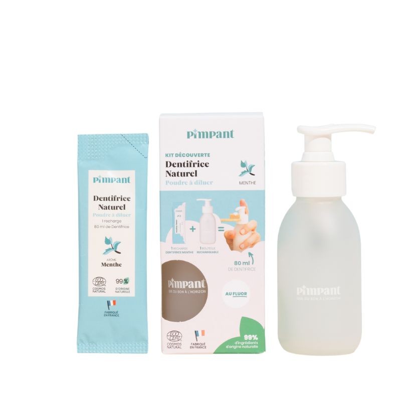 Kit dentifrice - Poudre à diluer - Parfum menthe